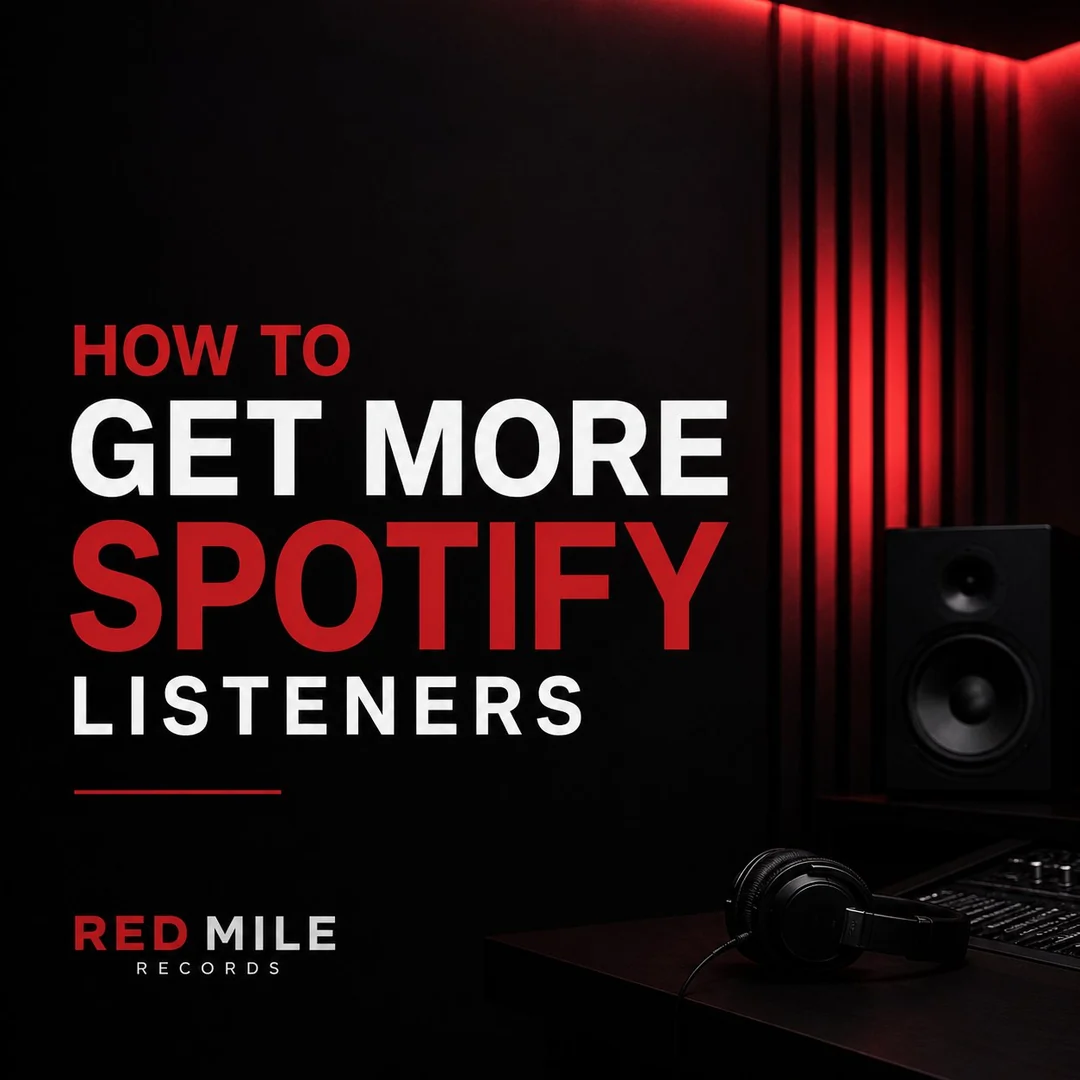 How to get more Spotify listeners — Red Mile Records recording and music marketing studio in Calgary